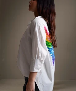 Oxford-Shirt-Painted-Rainbow-Wings