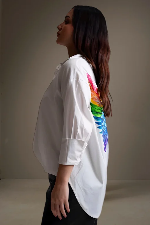 Oxford-Shirt-Painted-Rainbow-Wings