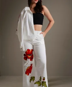 Pants-Painted-Red-Flower