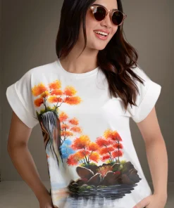 T-Shirt-Embroidery-China-Landscape