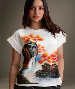 T-Shirt-Embroidery-China-Landscape