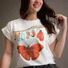 T-Shirt-Embroidery-Metamorphosis butterfly