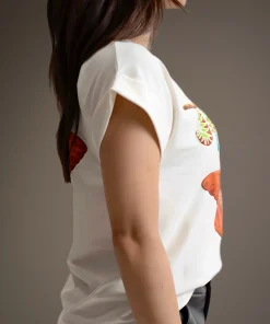 T-Shirt-Embroidery-Metamorphosis butterfly