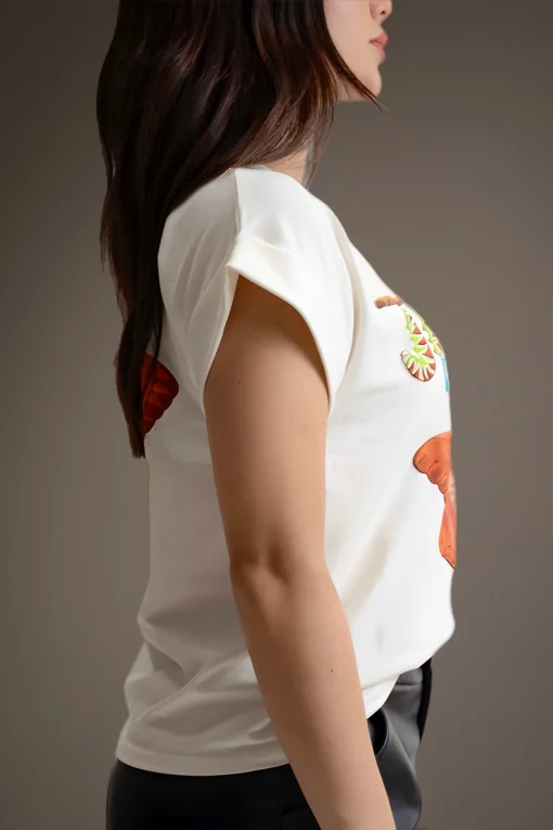 T-Shirt-Embroidery-Metamorphosis butterfly